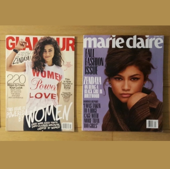 ZENDAYA MAGAZINES LOT OF TWO (2) MAGS